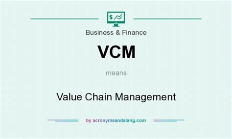 vcm meaning|what is vcm in finance.